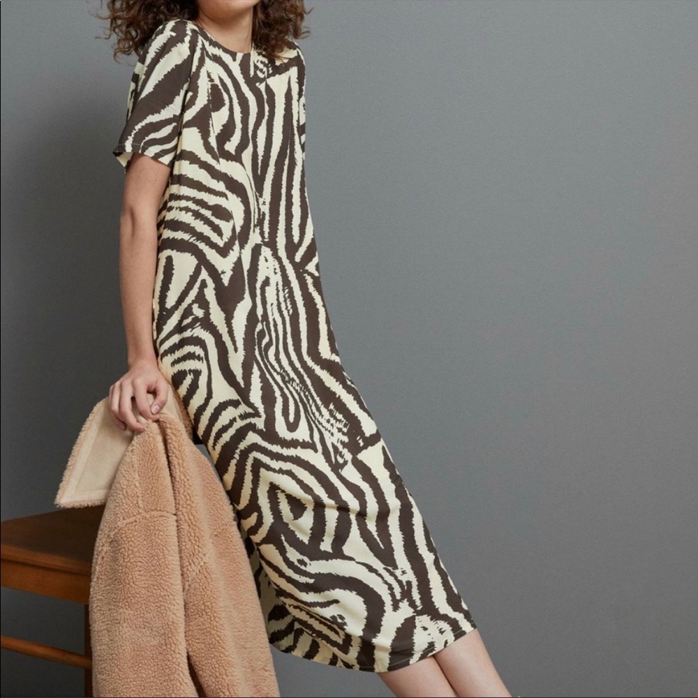 Cory Lynn Calter Anthropologie animal print dress